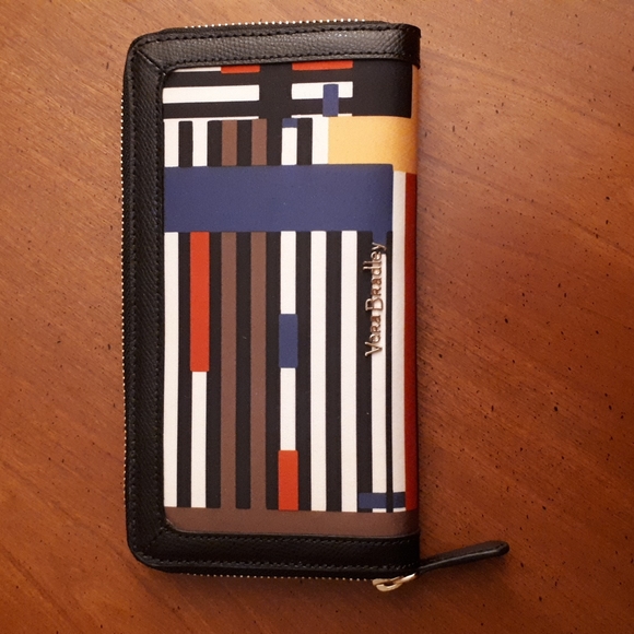 Vera Bradley Colour Block Zip Around Wallet - Picture 1 of 4
